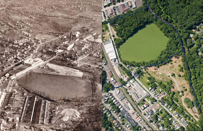On the Left BoRit in the 1930's and on the right BoRit in 2008.
