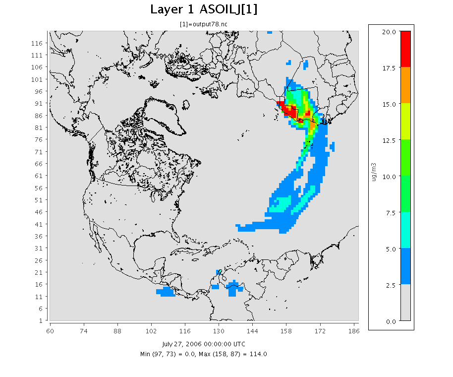 An animation of hemispheric transport of windblown dust from Sahara