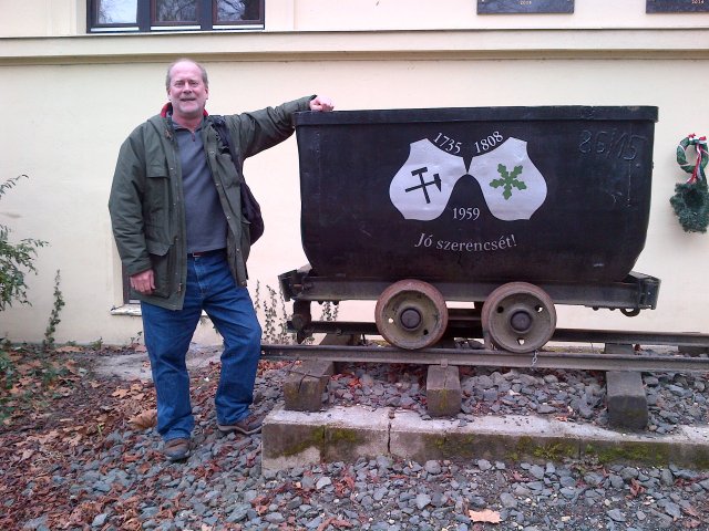 Dr. Gillespie at the Faculty of Forestry, University of Sopron, Hungary.