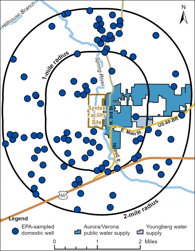 image of Figure 1 Syntex domestic wells sampled 12-2020