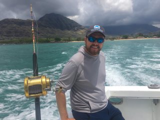 Mike Nye smiling for the camera!