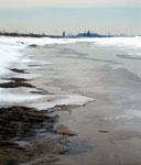 Frozen Lake Michigan