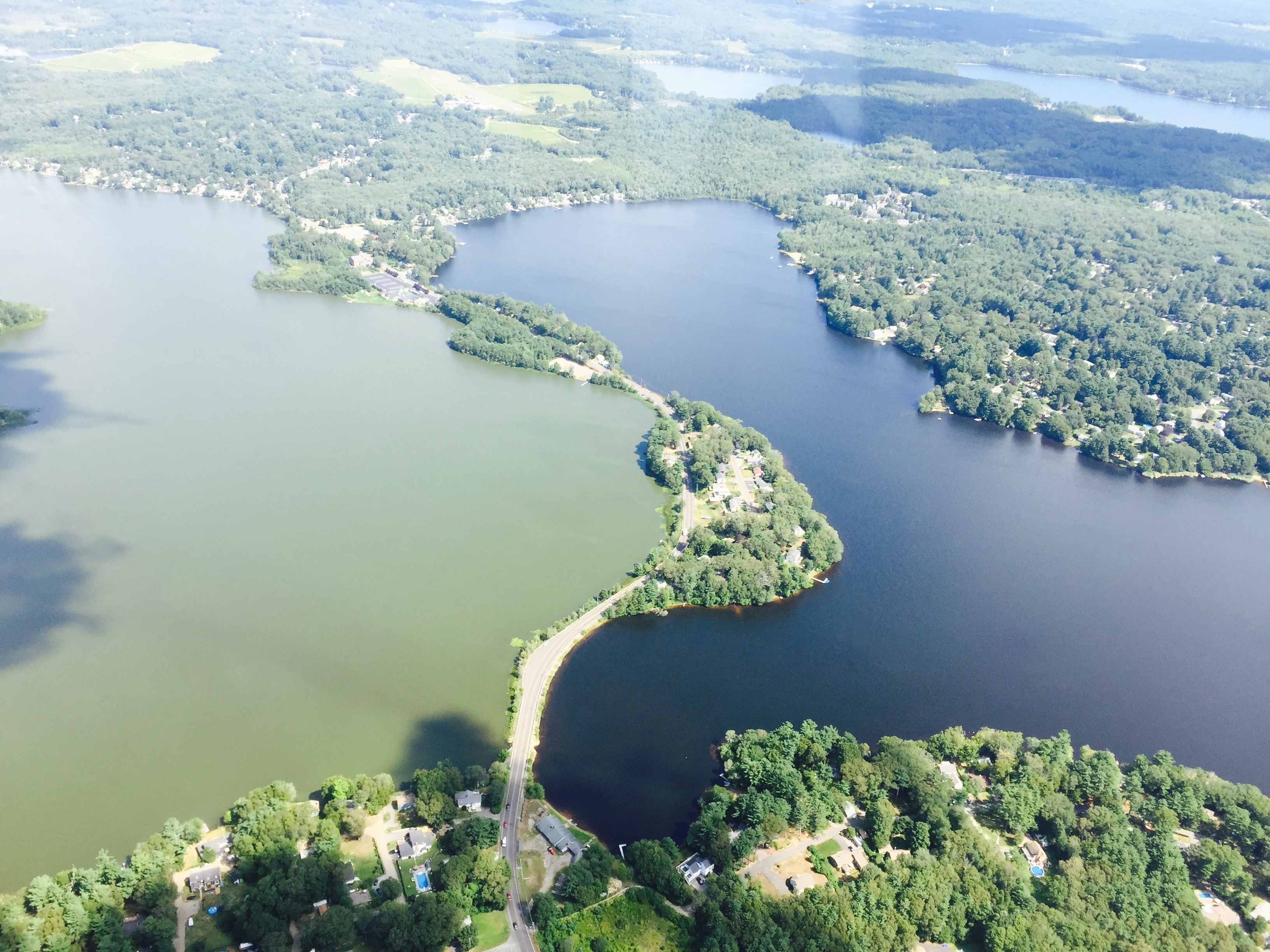 Figure 3: Cyanobacterial Bloom - Monponsett Pond, MA