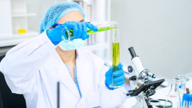 Image of a lab worker