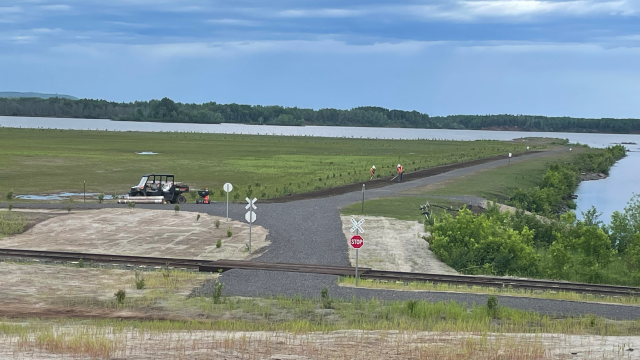 Additional seeding maintenance is performed along the Delta Upland Cap trail.  Trails remain closed to the public. 