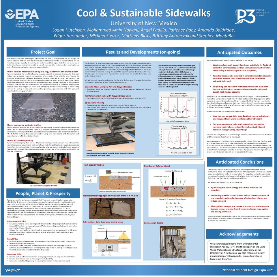University of New Mexico, Albuquerque, NM P3 Poster
