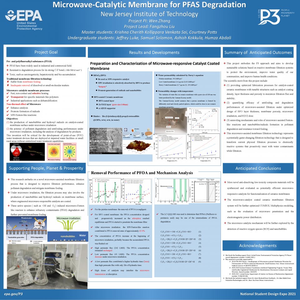 New Jersey Institute of Technology, Newark, NJ P3 Team Poster