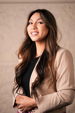 Photo of Denmi Whiteman, Oglala Lakota &ndash; Haskell Indian Nations University alumna, 2023.