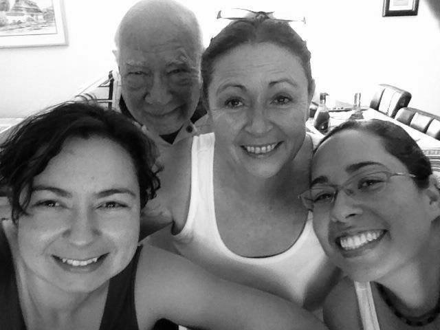 EPA researcher Dr. Monica Jimenez and her dad in Puerto Rico.